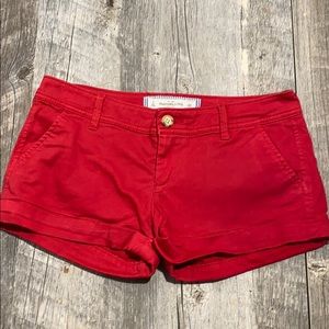 Red Abercrombie & Fitch Shorts